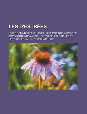 Book cover for Les D'Estrees; Leurs Domaines Et Leurs Liens de Parente Au Pays de Bray (Haute-Normandie)