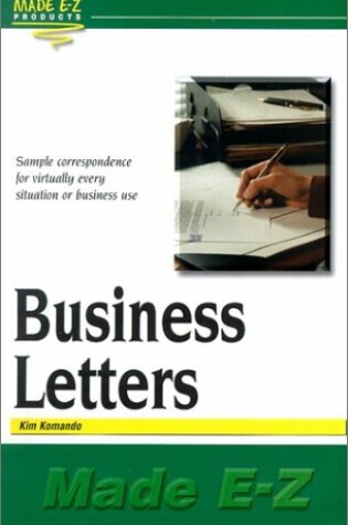 Cover of Business Letters Made E-Z