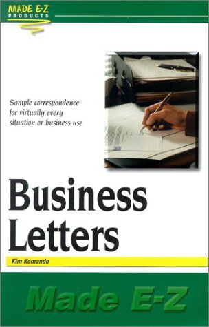 Book cover for Business Letters Made E-Z