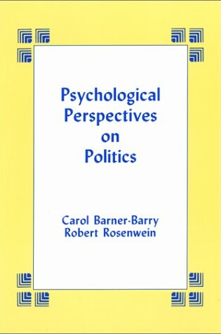 Cover of Psychological Perspectives on Politics