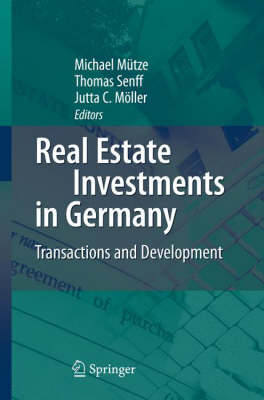 Book cover for Real Estate Investments in Germany