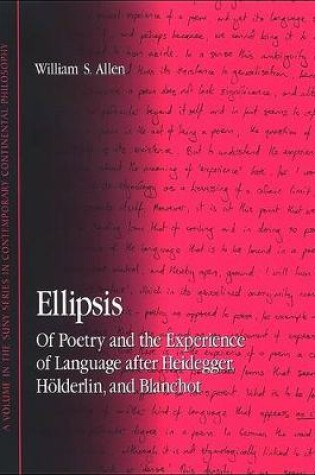 Cover of Ellipsis