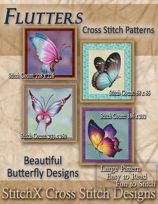 Book cover for Flutters Cross Stitch Patterns