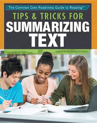 Book cover for Tips and Tricks for Summarizing Text