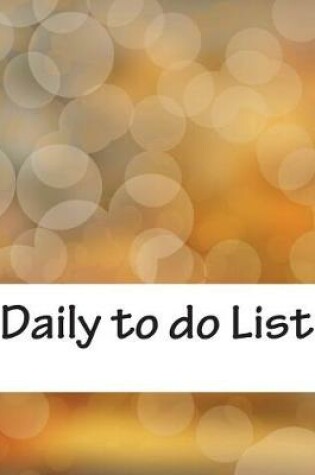 Cover of Daily to do List