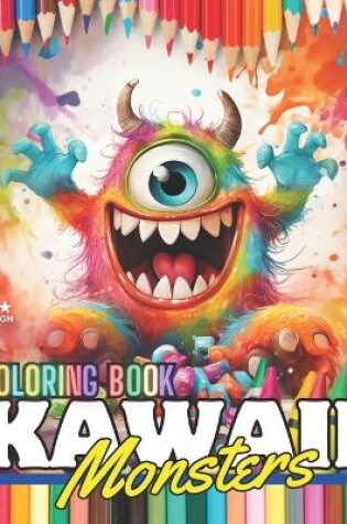 Cover of Coloring book Kawaii Monsters