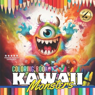 Book cover for Coloring book Kawaii Monsters