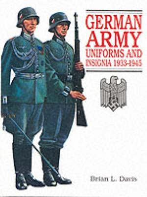 Book cover for German Army Uniforms and Insignia 1933-1945