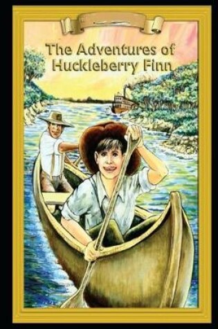 Cover of The Adventures of Huckleberry By Mark Twain Annotated Fiction