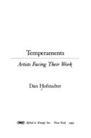 Cover of Temperaments