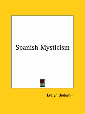 Book cover for Spanish Mysticism