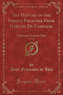 Book cover for The History of the Famous Preacher Friar Gerund de Campazas, Vol. 2 of 2