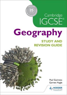 Book cover for Cambridge IGCSE Geography Study and Revision Guide