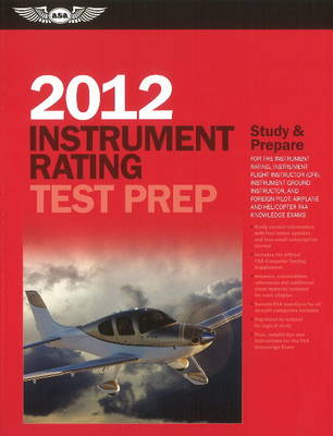 Book cover for Instrument Rating Test Prep 2012