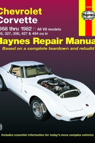 Cover of Chevrolet Corvette (1968-1982) Haynes Repair Manual (USA)
