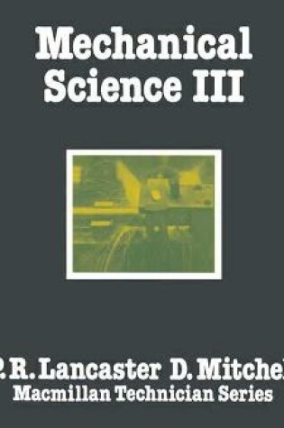 Cover of Mechanical Science