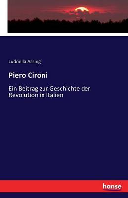 Book cover for Piero Cironi