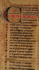 Cover of Les manuscrits de Chretien de Troyes / The Manuscripts of Chretien de Troyes (2 Vols.)