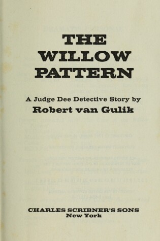 Cover of Van Gulik R:Willow Pattern