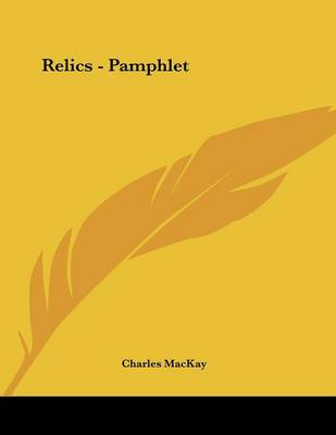 Book cover for Relics - Pamphlet