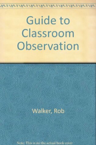 Cover of Guide to Classroom Observation