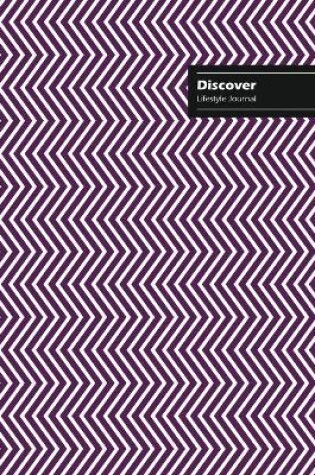 Cover of Discover Lifestyle Journal, Creative Write-in Notebook, Dotted Lines, Wide Ruled, Medium Size (A5) 6 x 9 Inch (Purple)