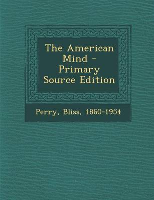 Book cover for The American Mind - Primary Source Edition