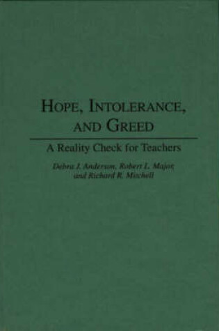 Cover of Hope, Intolerance, and Greed