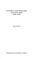 Book cover for Poverty and Welfare in Scotland, 1890-1948