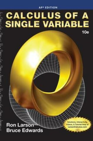 Cover of Calculus of a Single Variable (AP Edition)