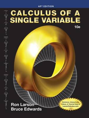 Book cover for Calculus of a Single Variable (AP Edition)