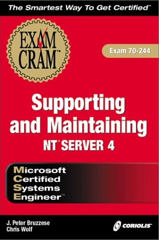Cover of MCSE Supporting and Maintaining NT4 Server Exam Cram