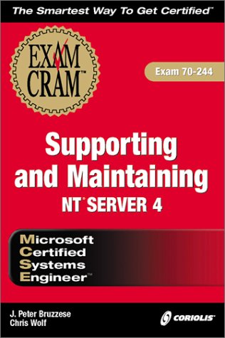 Cover of MCSE Supporting and Maintaining NT4 Server Exam Cram