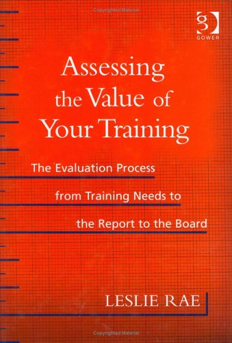 Book cover for Assessing the Value of Your Training