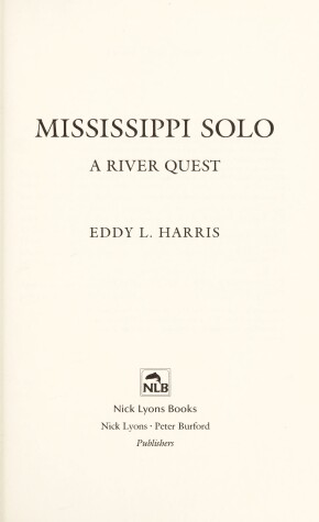 Book cover for Mississippi Solo