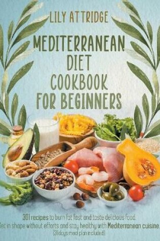 Cover of Mediterranean diet cookbook for beginners