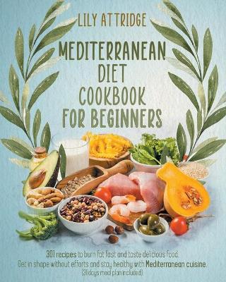 Book cover for Mediterranean diet cookbook for beginners