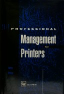 Book cover for Professional Management for Printers