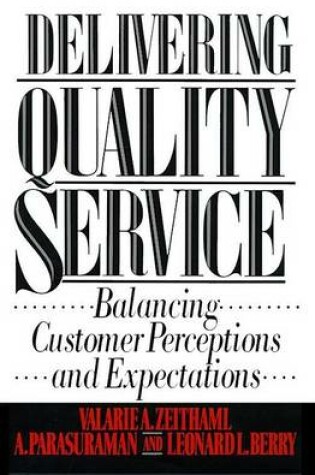 Cover of Delivering Quality Service