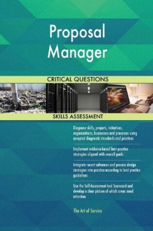 Cover of Proposal Manager Critical Questions Skills Assessment