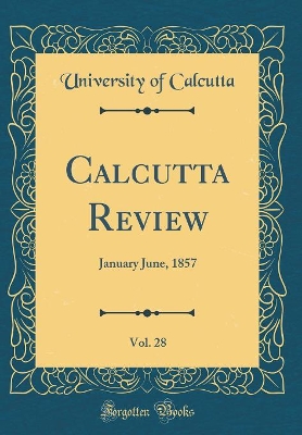 Book cover for Calcutta Review, Vol. 28