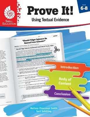 Book cover for Prove It! Using Textual Evidence, Levels 6-8