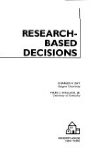 Cover of Research-Based Decisions