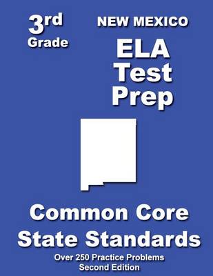 Book cover for New Mexico 3rd Grade ELA Test Prep