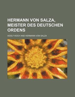 Book cover for Hermann Von Salza, Meister Des Deutschen Ordens