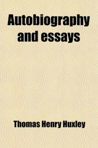 Cover of Autobiography and Essays