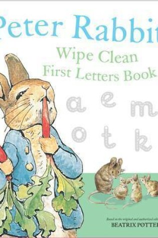 Cover of Peter Rabbit Wipe Clean First Letters Book