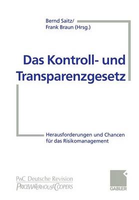 Book cover for Das Kontroll- und Transparenzgesetz