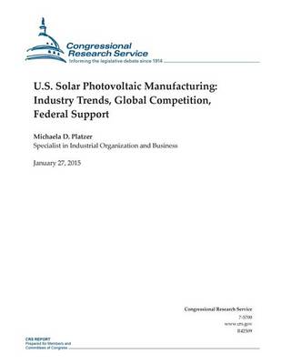 Cover of U.S. Solar Photovoltaic Manufacturing