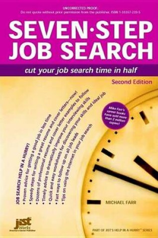 Cover of Seven-Step Job Search: Cut Your Job Search Time in Half